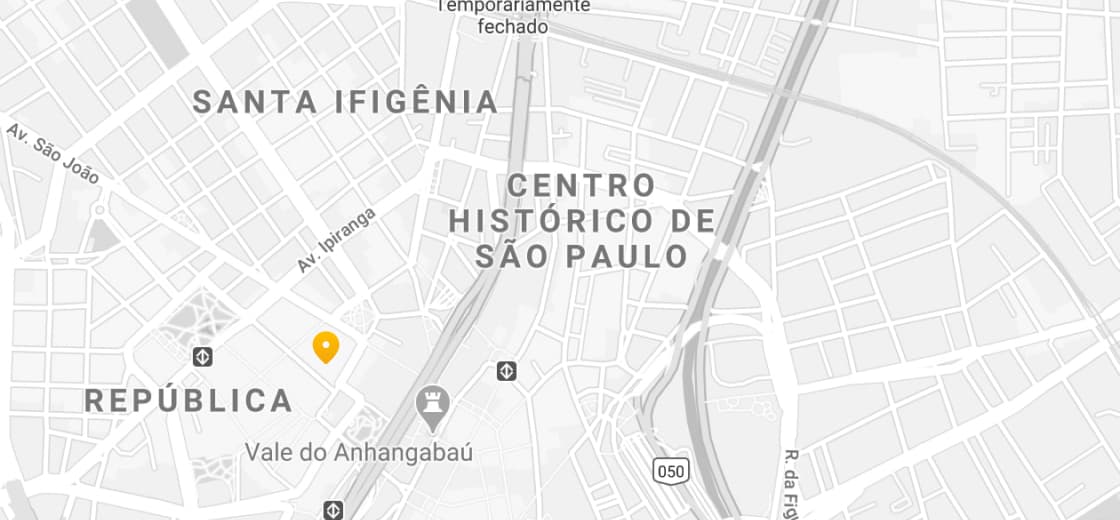 Mapa marcando o endereço em Rua Ali Perto, 25 - São Paulo - SP.